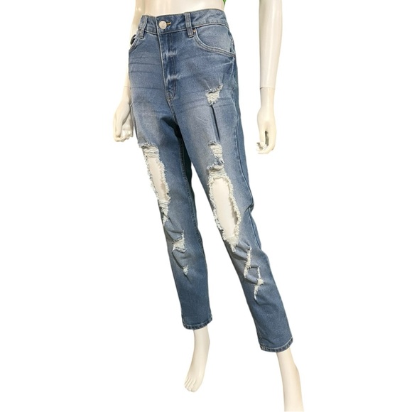 Refuge Medium Wash High Rise Jeans, 3 - Picture 6 of 7